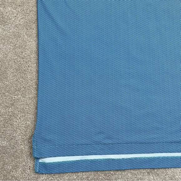 Peter Millar Polo Shirt Adult Extra Large Blue Summer Comfort Golf Preppy Men - Picture 6 of 14